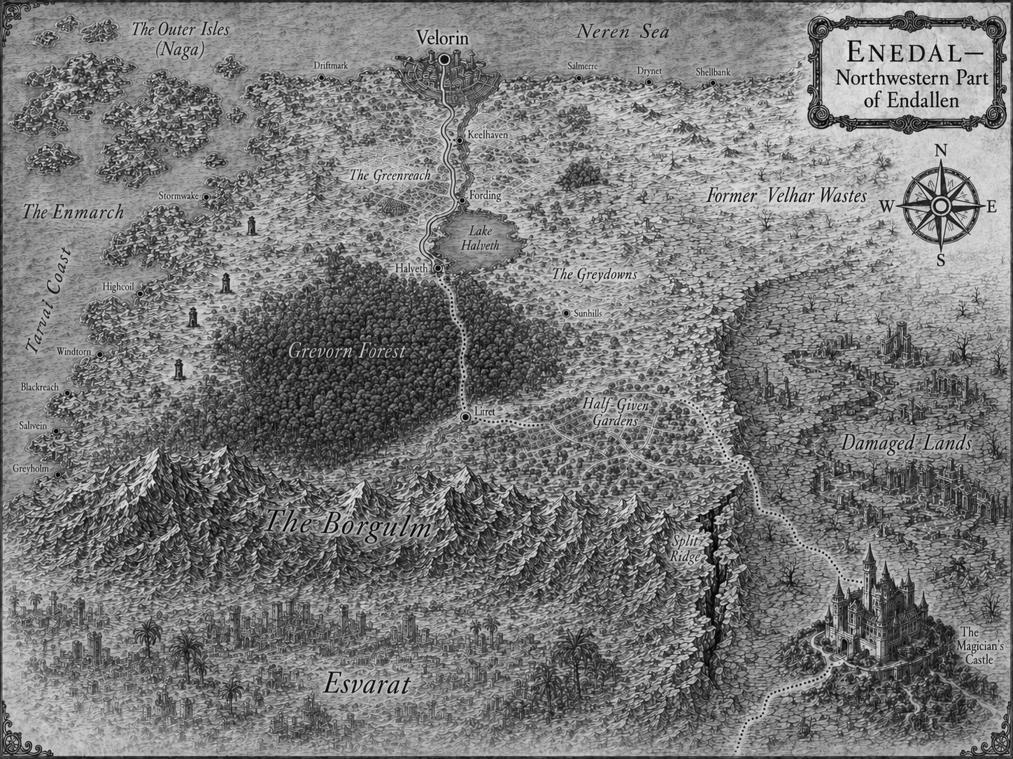 Map of Endallen